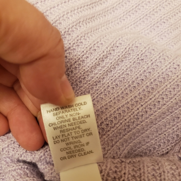 J. Jill Lilac Purple Ribbed Sweater Size XS - Picture 10 of 11